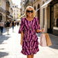 👗 50% OFF! ✨Tiered Midi Dress – Floral Pattern, Split Sleeves, Flowy, Elegant 🌸