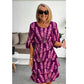 👗 50% OFF! ✨Tiered Midi Dress – Floral Pattern, Split Sleeves, Flowy, Elegant 🌸