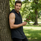 ⏰🔥LIMITED TIME 50% OFF! 💪 Men’s Sleeveless Workout Hoodie Tank Top – Breathable, Comfortable & Perfect for Gym or Outdoor Training 🔥✨