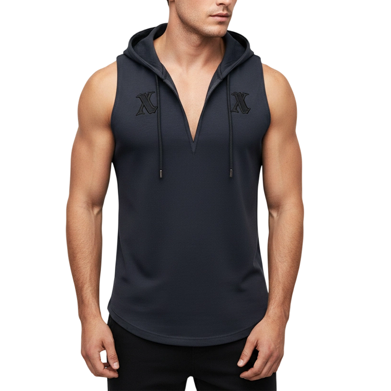 ⏰🔥LIMITED TIME 50% OFF! 💪 Men’s Sleeveless Workout Hoodie Tank Top – Breathable, Comfortable & Perfect for Gym or Outdoor Training 🔥✨