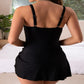 👙Last Day Sale 50% OFF💃Women's One Piece Tummy Control Tie Knot Swimsuit