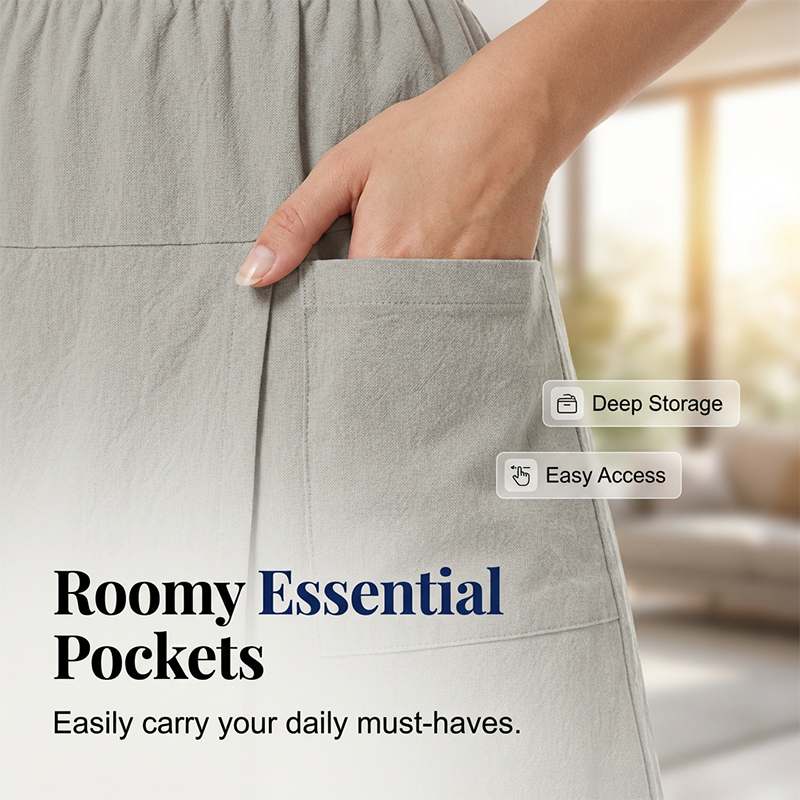 🎉 LIMITED TIME: 50% OFF! ⏳💃Women's Casual Elastic Waist Wrap Skort