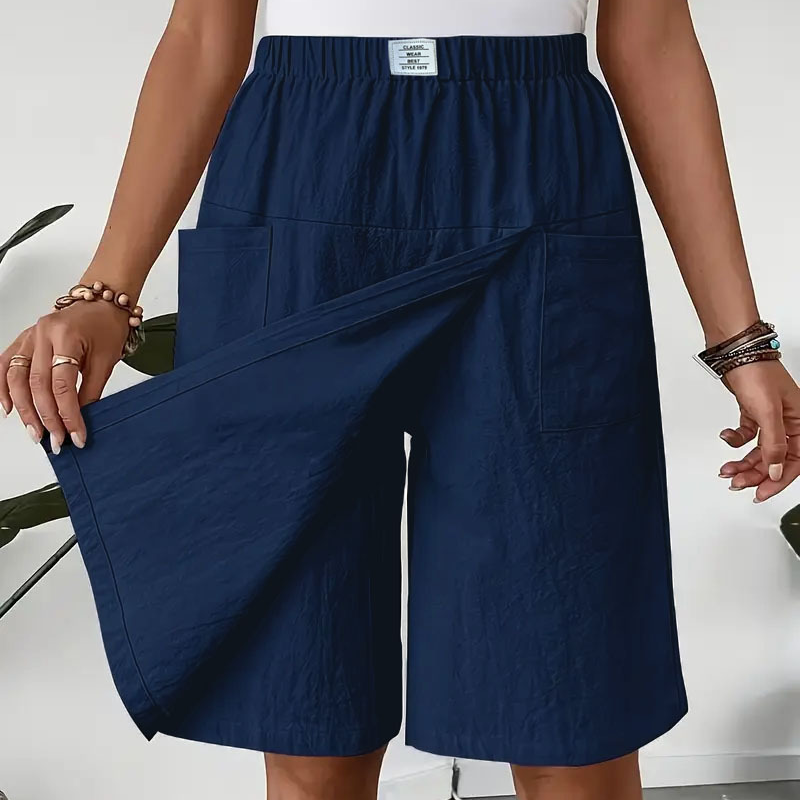 🎉 LIMITED TIME: 50% OFF! ⏳💃Women's Casual Elastic Waist Wrap Skort