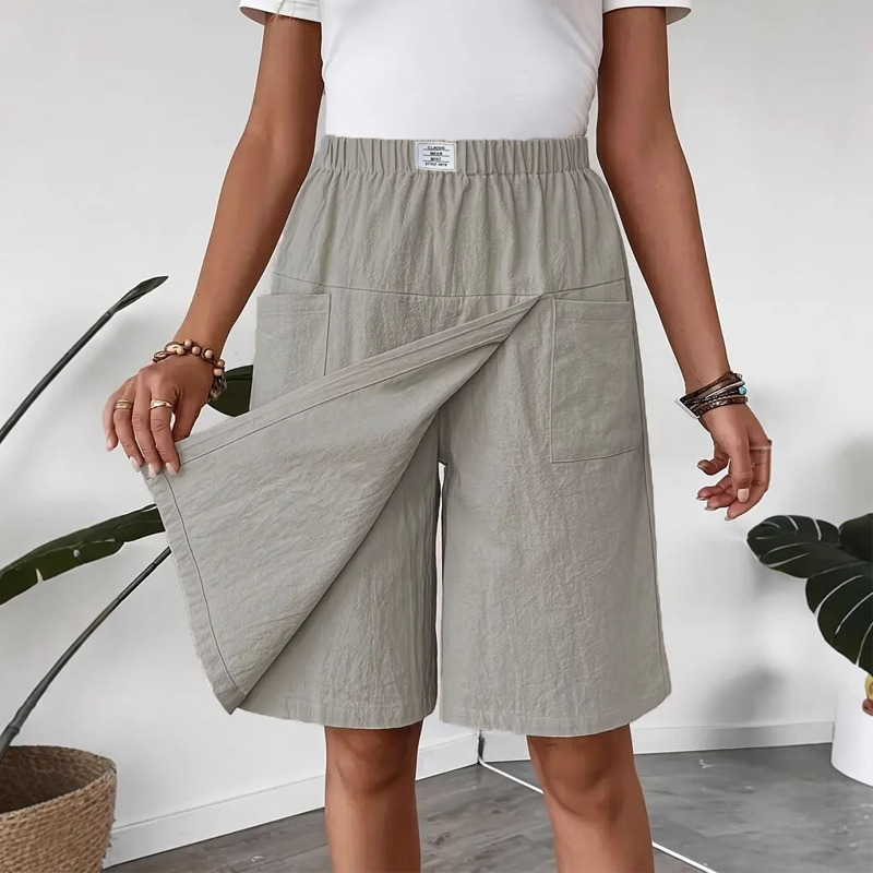 🎉 LIMITED TIME: 50% OFF! ⏳💃Women's Casual Elastic Waist Wrap Skort