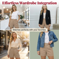 Women's High-Waist Pleated Shorts