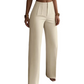 Women's Elegant Pleated Wide-Leg Suit Pants