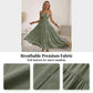 💛Women's Halter Neck Backless Tiered Maxi Dress🌊