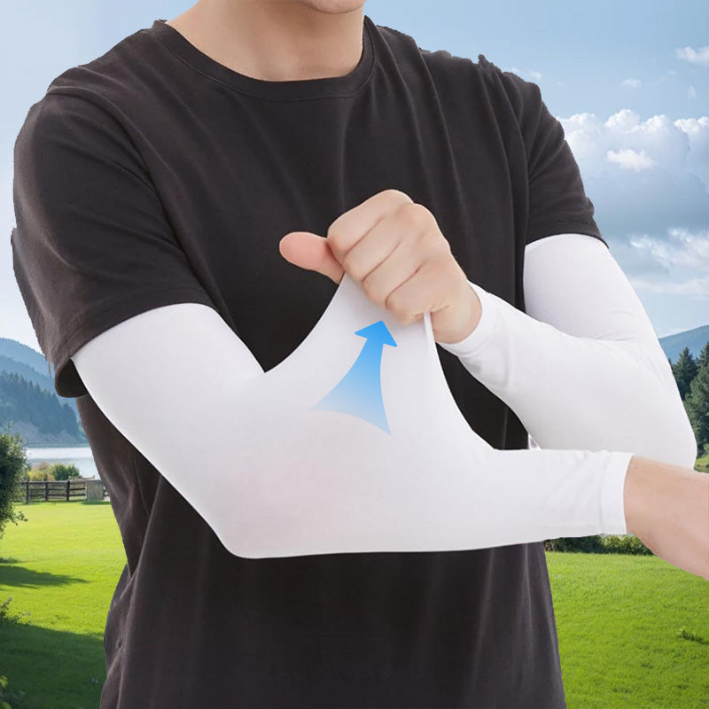 🧤  Last Day Special Price $ 15.99 !  ☀️ Buy more save more 🎁 Sporty Cooling Compression Sleeves with UV Protection – Cool, Protective, and Perfect for Outdoor Sports 🏃‍♂️
