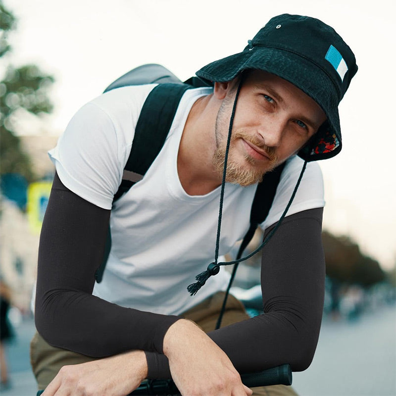 🧤  Last Day Special Price $ 15.99 !  ☀️ Buy more save more 🎁 Sporty Cooling Compression Sleeves with UV Protection – Cool, Protective, and Perfect for Outdoor Sports 🏃‍♂️