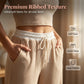 Contrast Trim Top & Wide Leg Pants Set