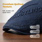 Men's "Bustling" Embossed Flat Ivy Cap