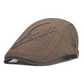 Men's "Bustling" Embossed Flat Ivy Cap