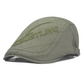Men's "Bustling" Embossed Flat Ivy Cap