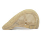 Men's "Bustling" Embossed Flat Ivy Cap
