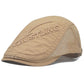 Men's "Bustling" Embossed Flat Ivy Cap