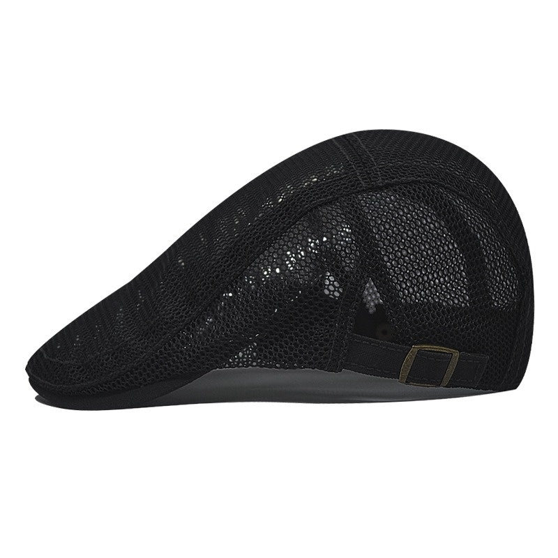Men's "Bustling" Embossed Flat Ivy Cap