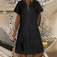 📢📢50% OFF !! ⏰Women's Short Sleeve V-Neck Denim Dress