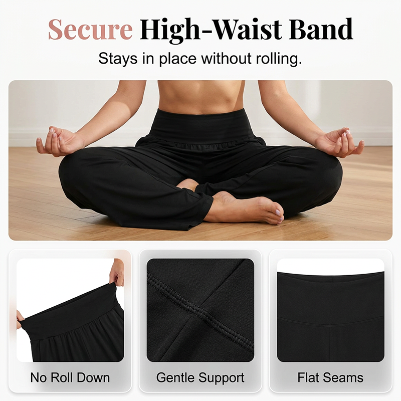Limited Offer! High-Waist Yoga & Lounge Pants✨Pockets Included👖Ultimate Comfort