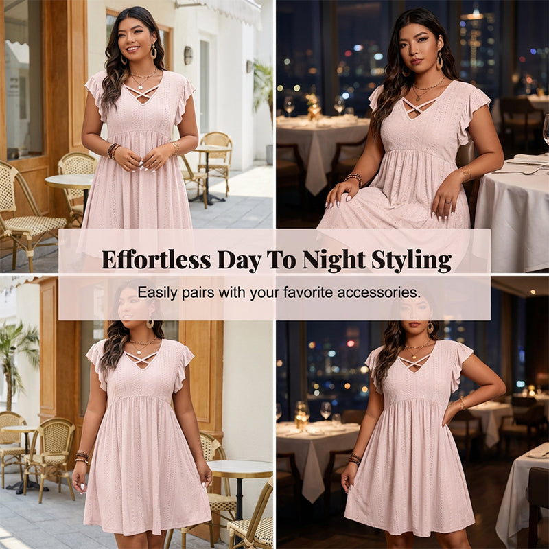 🎁New Arrivals 50% OFF💥Women’s Solid Color Textured Knit Dress