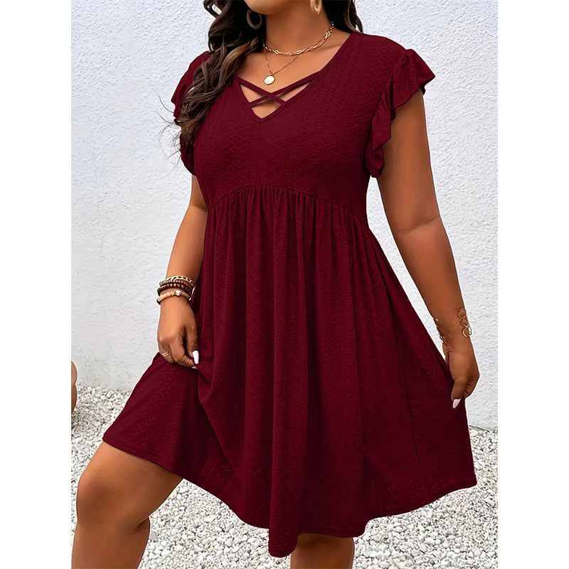 🎁New Arrivals 50% OFF💥Women’s Solid Color Textured Knit Dress