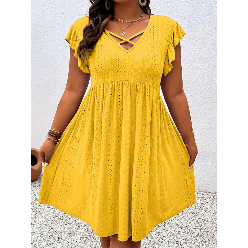 🎁New Arrivals 50% OFF💥Women’s Solid Color Textured Knit Dress
