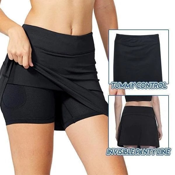 🌟Last Day Special Price:$19.99!!!🎁Anti-Chafing Active Skort – Super soft and comfortable🔥