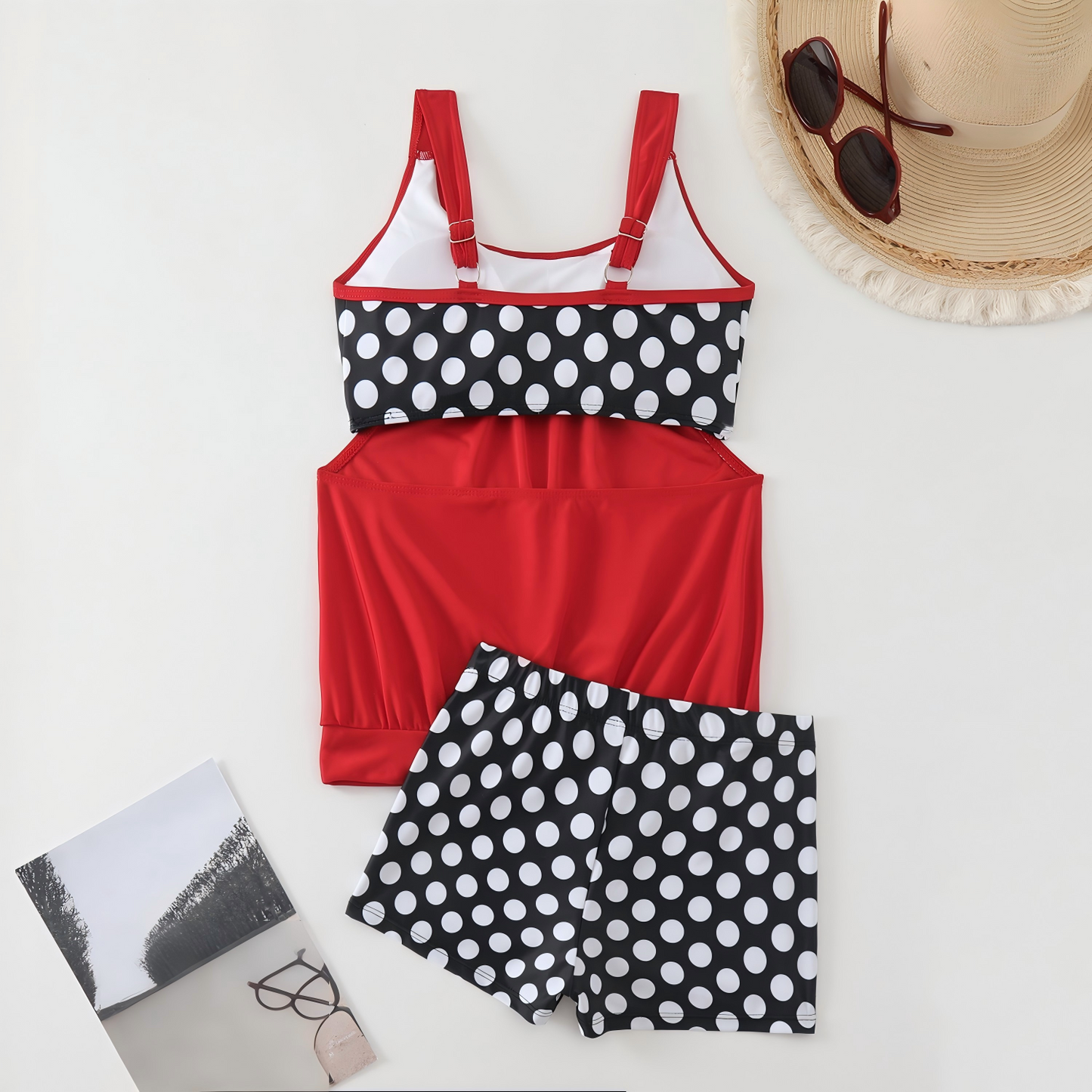 🏖️Summer Hot Sale - ONLY $36.99!!⚡50K+ SOLD!🌞🌊Women's Polka Dot Two Piece Swimsuit – Cute Dot Pattern, Comfort Fit & Stylish Beach Wear ☀️