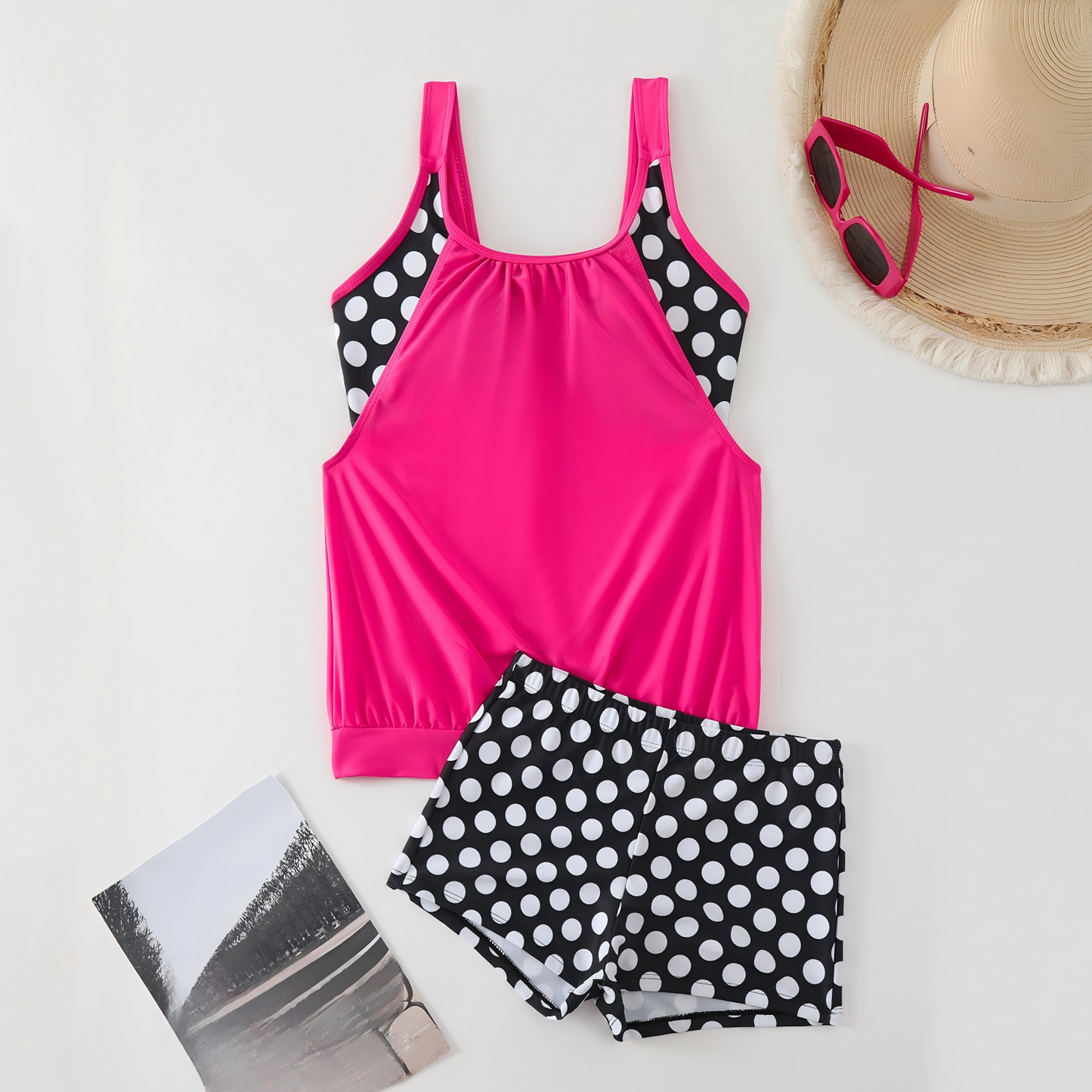 🏖️Summer Hot Sale - ONLY $36.99!!⚡50K+ SOLD!🌞🌊Women's Polka Dot Two Piece Swimsuit – Cute Dot Pattern, Comfort Fit & Stylish Beach Wear ☀️