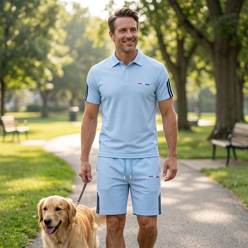 50% RABATT! 🔥Men's Casual Short-Sleeve Shorts Set