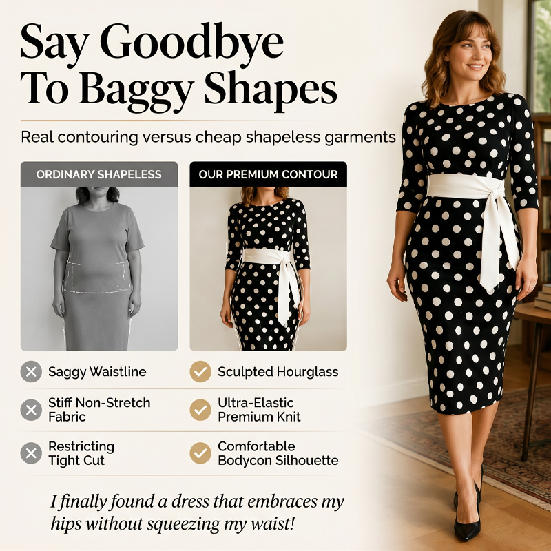 🔥Last Day Special Sale 60% OFF!!💝Women's Retro Elegant Polka Dot Dress