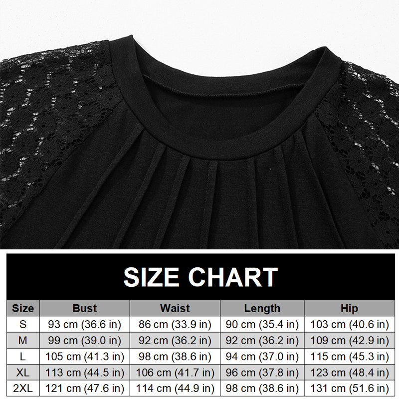 📢📢50% OFF !! ⏰Women’s Elegant Dress with Lace Hollow Sleeves