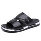 ☀️ 50% Off | Men's Faux Leather Slip-On Sandals – Premium Comfort ✈️🌞