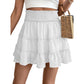 🎉FLASH DEAL 50% OFF！ – Flowy Tiered Ruffle Skort👗  | Hidden Shorts, Comfy Elastic Waist, Breathable Summer Fabric 🌞 Perfect for Active Days & Brunch Dates 🥂