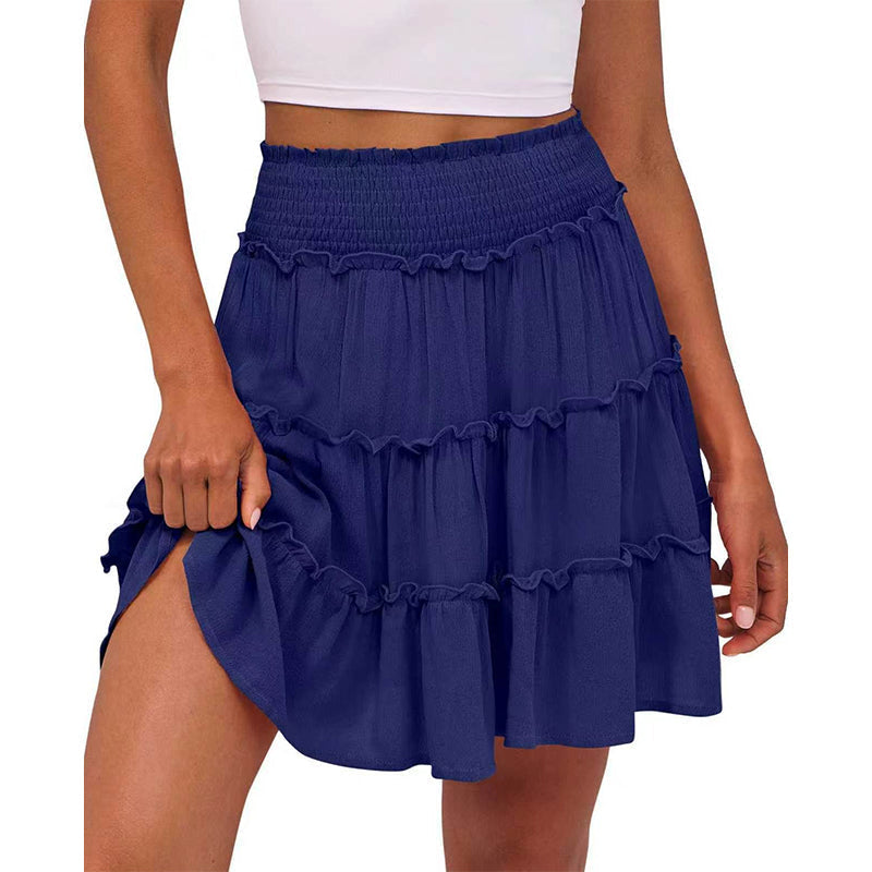 🎉FLASH DEAL 50% OFF！ – Flowy Tiered Ruffle Skort👗  | Hidden Shorts, Comfy Elastic Waist, Breathable Summer Fabric 🌞 Perfect for Active Days & Brunch Dates 🥂