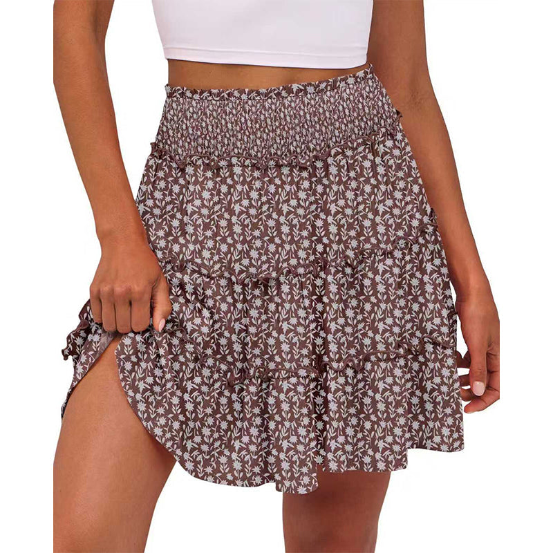 🎉FLASH DEAL 50% OFF！ – Flowy Tiered Ruffle Skort👗  | Hidden Shorts, Comfy Elastic Waist, Breathable Summer Fabric 🌞 Perfect for Active Days & Brunch Dates 🥂