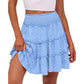 🎉FLASH DEAL 50% OFF！ – Flowy Tiered Ruffle Skort👗  | Hidden Shorts, Comfy Elastic Waist, Breathable Summer Fabric 🌞 Perfect for Active Days & Brunch Dates 🥂