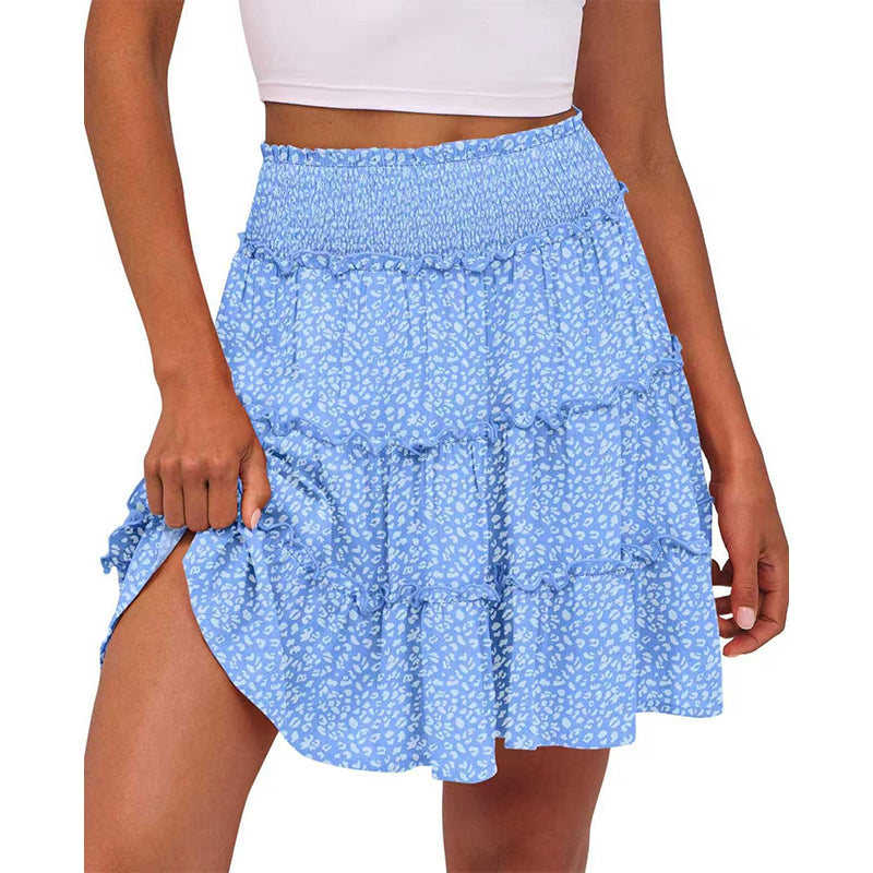 🎉FLASH DEAL 50% OFF！ – Flowy Tiered Ruffle Skort👗  | Hidden Shorts, Comfy Elastic Waist, Breathable Summer Fabric 🌞 Perfect for Active Days & Brunch Dates 🥂