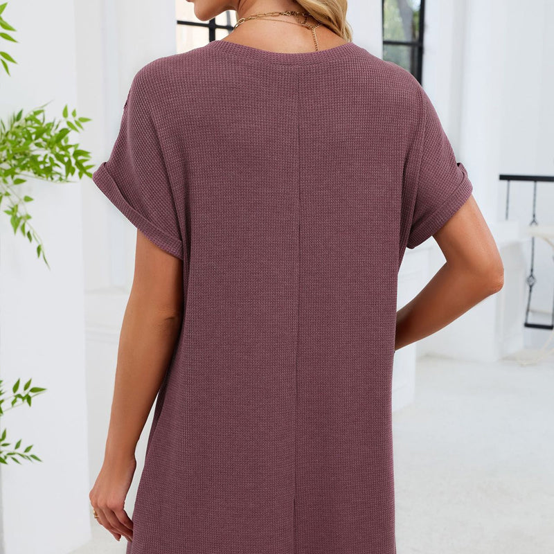 50% OFF! 👗💥Women's Short Sleeve Lace Patchwork A-Line Dress
