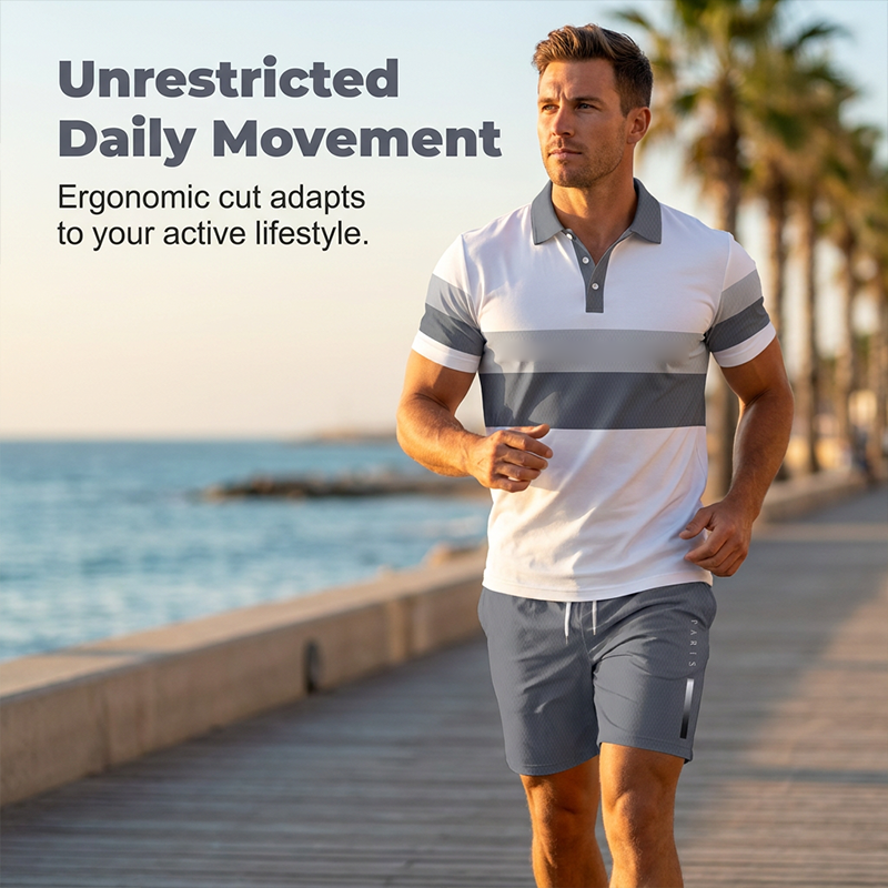 📢📢ONLY $42.99 FOR THE WHOLE 2 PIECES Outfit⏳LAST DAY SALE 50% OFF !!📢Men's Two-Piece Shirt and Shorts Set, Soft Breathable Casual Short Sleeve Top & Shorts Loungewear Set For Daily Summer Wear