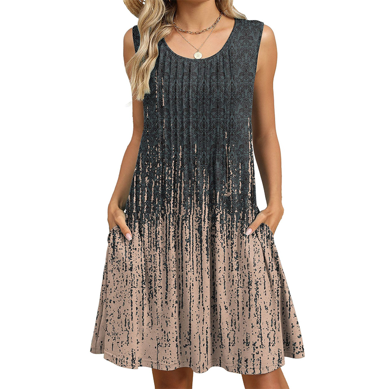 ⏰ LIMITED TIME 50% OFF! 👗✨ Women's Casual Loose Fit Sleeveless Dress – Flowy, Breezy & Figure-Flattering with Side Pockets ☀️🌴