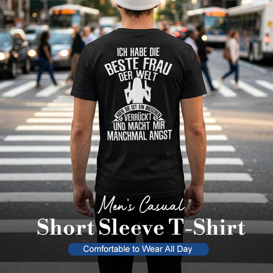 👕 LIMITED-TIME 50% OFF! 💥 Men's Casual Short Sleeve T-Shirt – Soft Fabric, Classic Fit, Everyday Essential ✨