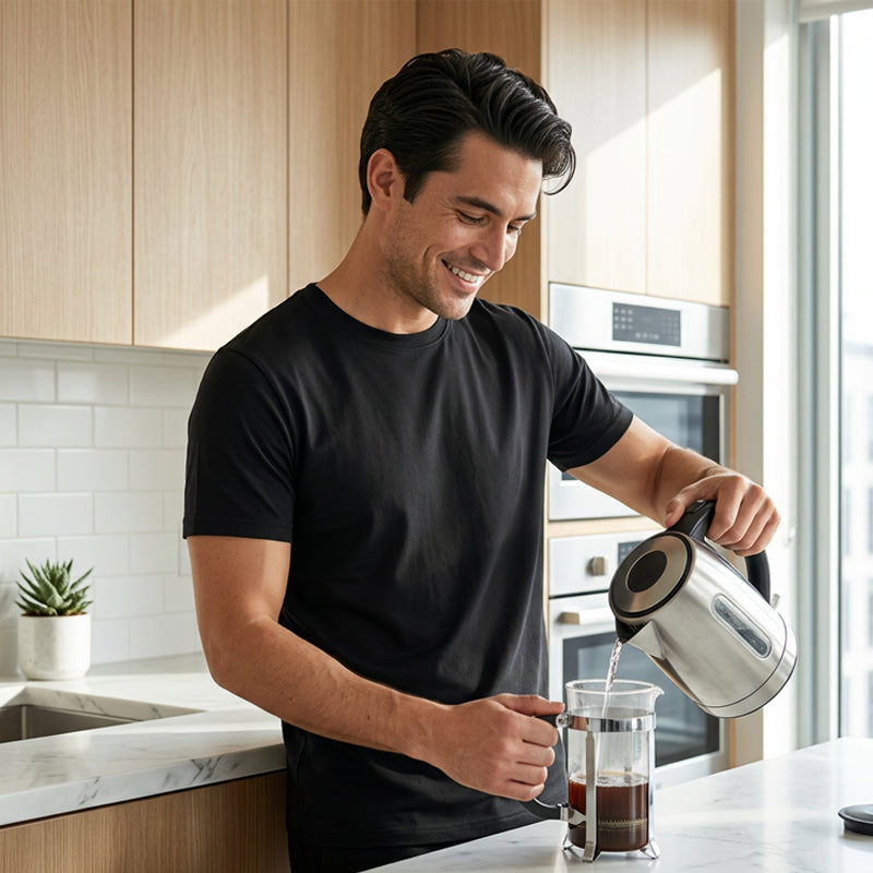 👕 LIMITED-TIME 50% OFF! 💥 Men's Casual Short Sleeve T-Shirt – Soft Fabric, Classic Fit, Everyday Essential ✨