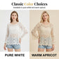 ⏰2026 SUMMER HOT SALE – 50% OFF! 🔥 👚Women's Vintage-Inspired Lace Cover-Up Blouse – Delicate Lace, Flowy Fit & Perfect for Layering or a Romantic Look ✨