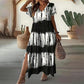 💖Last Day 50% OFF💖💃Women’s Causal V-Neck Gradient Dress