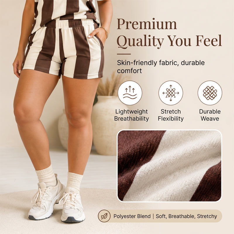 ⏰2026 SUMMER HOT SALE – 50% OFF! 🔥 👚Women's Summer Casual Striped 2-Piece Set
