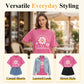 🏆Hot Sale 50% OFF🔥Unisex Vintage Washed Daisy Print Loose Fit T-Shirt