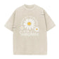 🏆Hot Sale 50% OFF🔥Unisex Vintage Washed Daisy Print Loose Fit T-Shirt