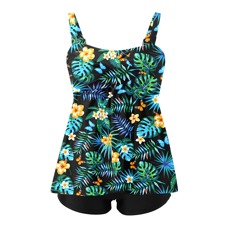 🩱2026 New Arrival50% OFF! ☀️Women’s Plus-size swimsuits Tummy Control Ruched Bathing Suit, Scallop V-Neck, Wide Straps, Slimming & Flattering for Curvy Women. Perfect for Beach & Pool! 🌊☀️