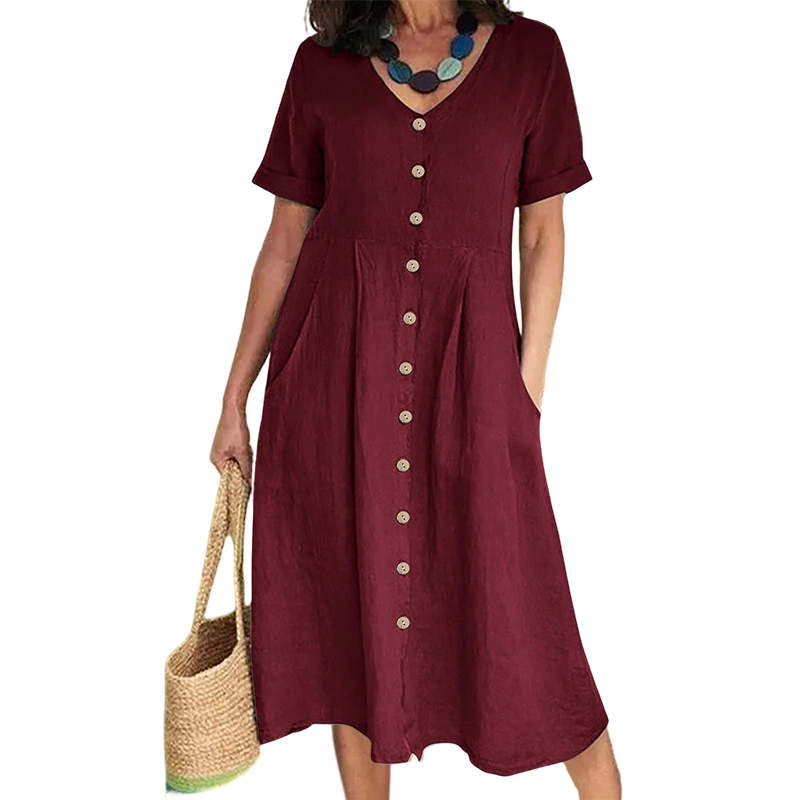 🎉 LIMITED TIME 50% OFF! 💕Flowy Summer Midi Dress