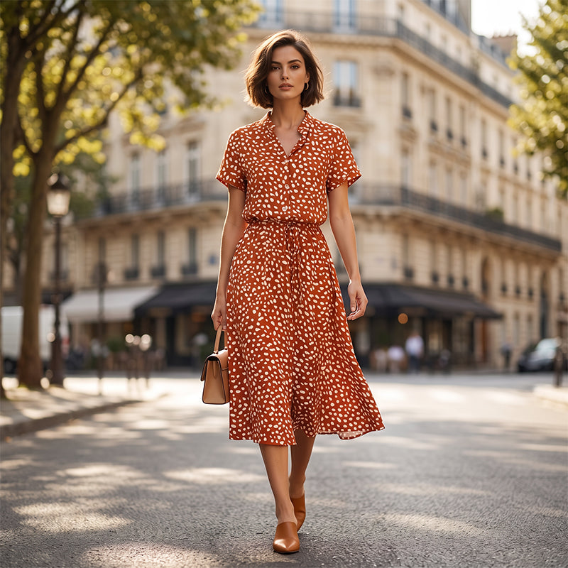 🔥Last Day Special Sale 60% OFF!!💝Women Casual Floral Printed Midi Dress